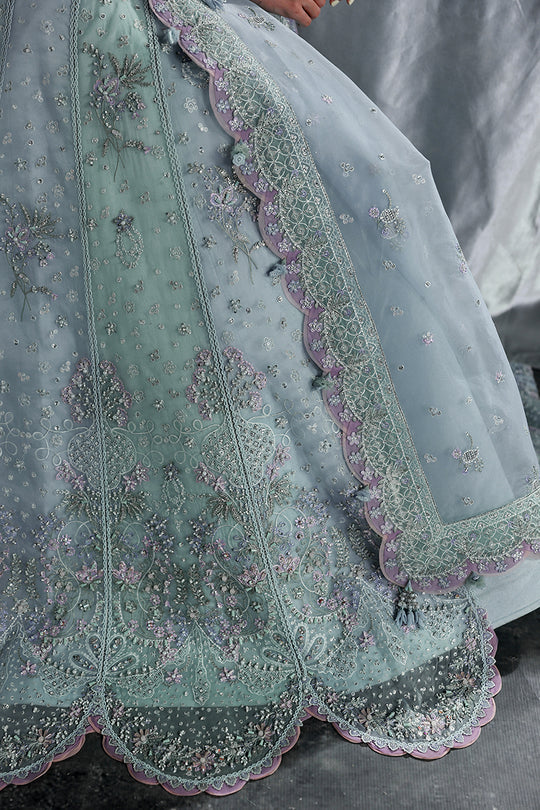 Qalamkar | Elirah Formals 25 | MF-08 SERENE AQUA - Pakistani Designer Dress - by Qalamkar - Type : Ladies Clothes - 100% Original at Saira Sultan