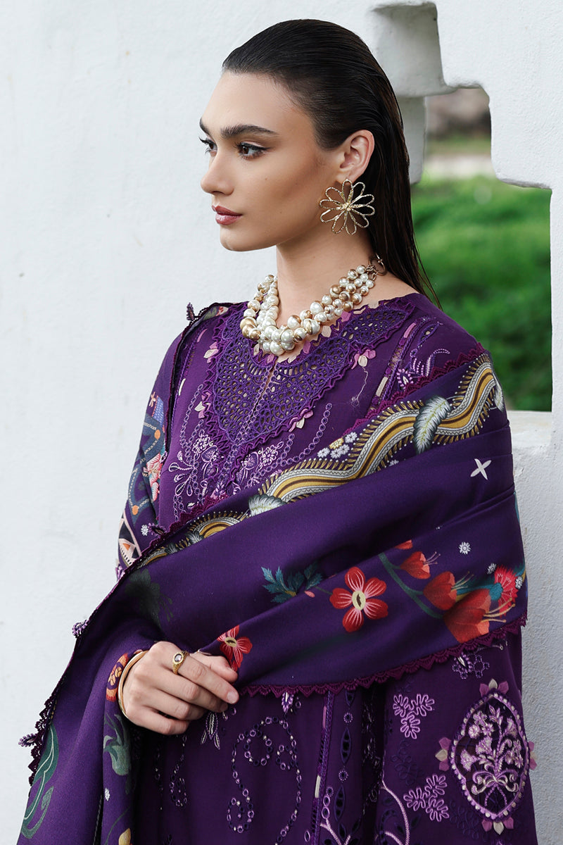 Qalamkar | Q Linen 25 | KL-15 IRIS - Pakistani Designer Dress - by Qalamkar - Type : Ladies Clothes - 100% Original at Saira Sultan