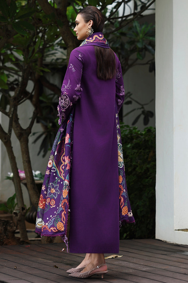 Qalamkar | Q Linen 25 | KL-15 IRIS - Pakistani Designer Dress - by Qalamkar - Type : Ladies Clothes - 100% Original at Saira Sultan