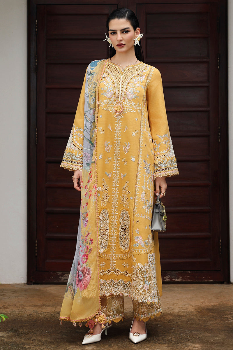 Qalamkar | Q Linen 25 | KL-06 GLEAM - Pakistani Designer Dress - by Qalamkar - Type : Ladies Clothes - 100% Original at Saira Sultan