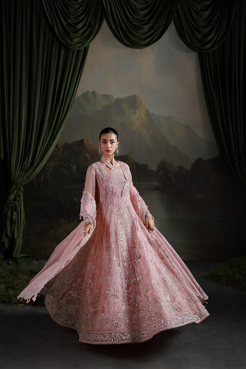 Qalamkar | Elirah Formals 25 | MF-03 BLUSH REVERIE - Pakistani Designer Dress - by Qalamkar - Type : Ladies Clothes - 100% Original at Saira Sultan
