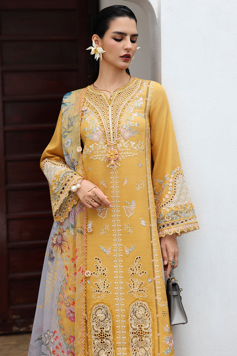Qalamkar | Q Linen 25 | KL-06 GLEAM - Pakistani Designer Dress - by Qalamkar - Type : Ladies Clothes - 100% Original at Saira Sultan