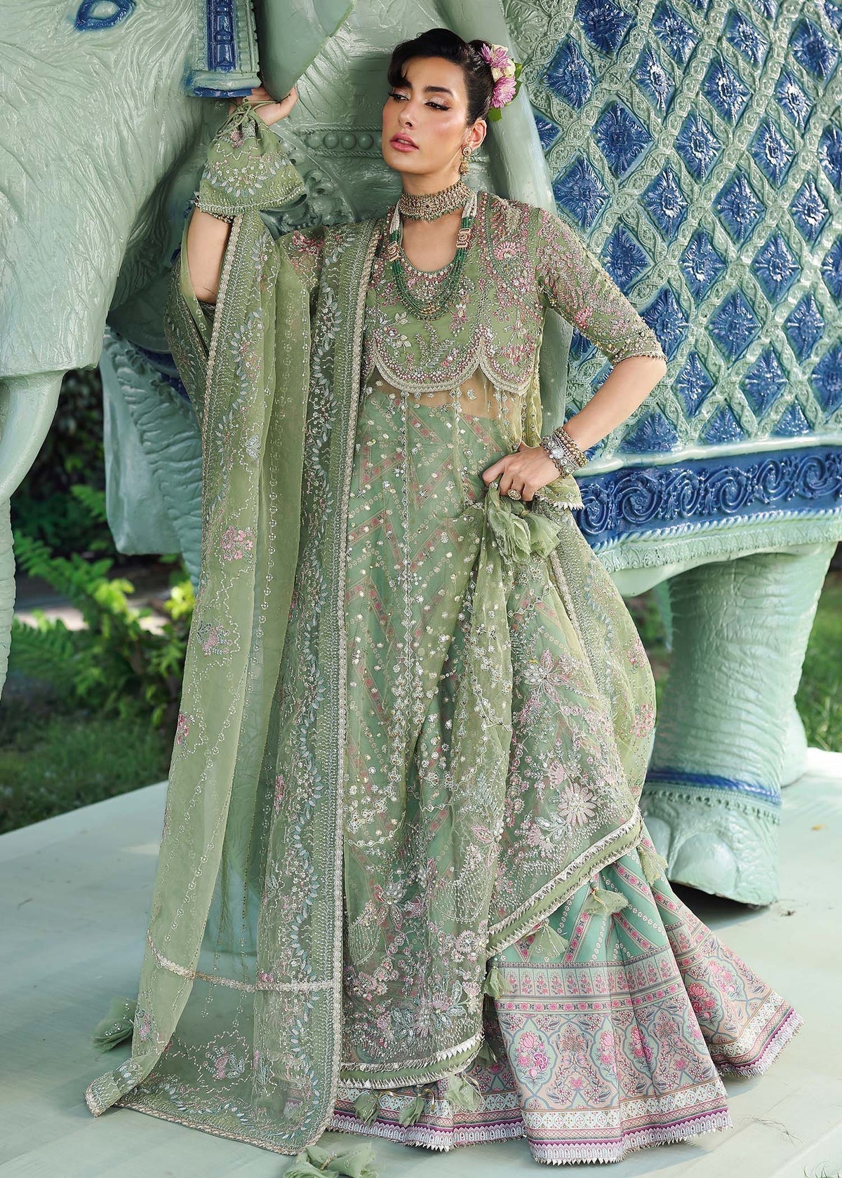 Sardinia | Veere Di Wedding Bride 25 | HEER - Pakistani Designer Dress - by Sardinia - Type : Ladies Clothes - 100% Original at Saira Sultan