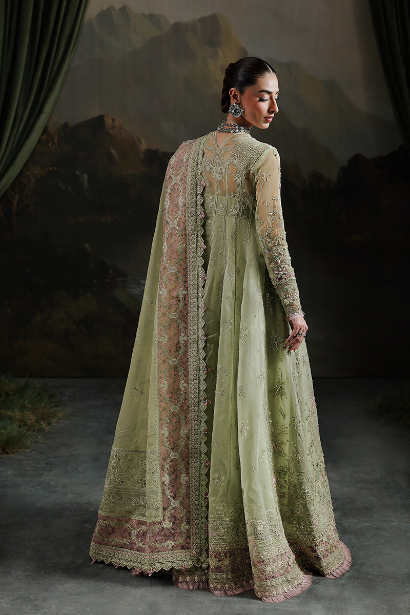Qalamkar | Elirah Formals 25 | MF-02 SAGE AURA - Pakistani Designer Dress - by Qalamkar - Type : Ladies Clothes - 100% Original at Saira Sultan