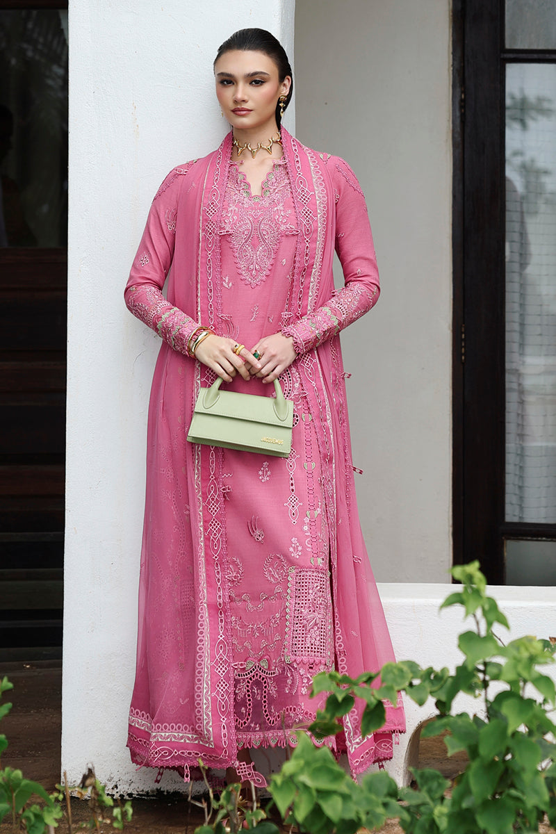 Qalamkar | Q Linen 25 | KL-04 BLOOM - Pakistani Designer Dress - by Qalamkar - Type : Ladies Clothes - 100% Original at Saira Sultan