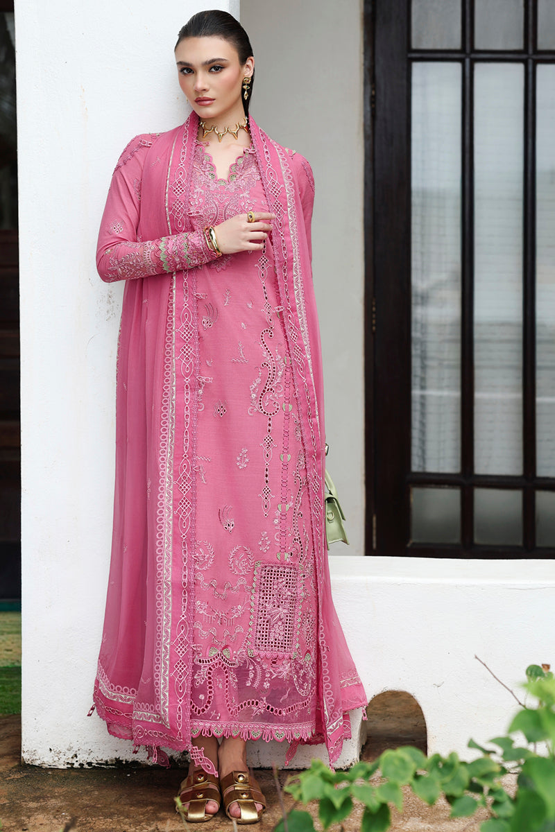 Qalamkar | Q Linen 25 | KL-04 BLOOM - Pakistani Designer Dress - by Qalamkar - Type : Ladies Clothes - 100% Original at Saira Sultan