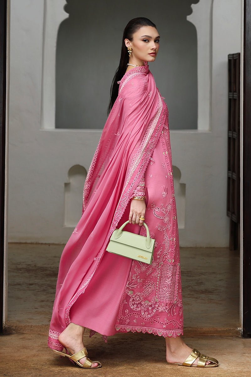 Qalamkar | Q Linen 25 | KL-04 BLOOM - Pakistani Designer Dress - by Qalamkar - Type : Ladies Clothes - 100% Original at Saira Sultan