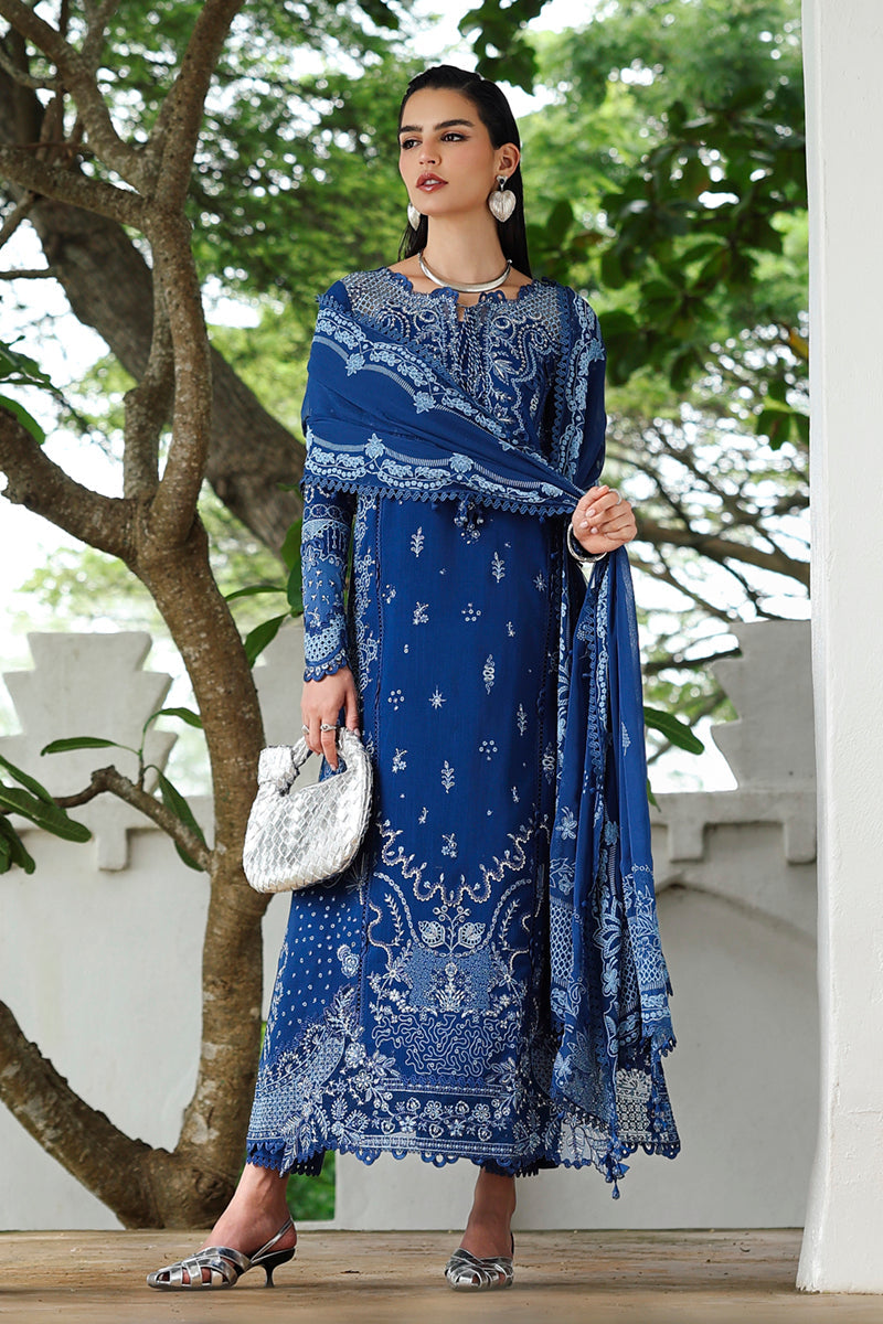 Qalamkar | Q Linen 25 | KL-03 ECLIPSE - Pakistani Designer Dress - by Qalamkar - Type : Ladies Clothes - 100% Original at Saira Sultan