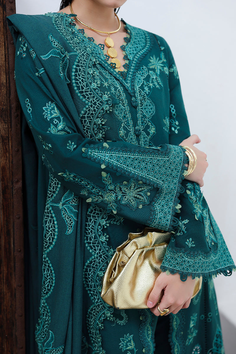 Qalamkar | Q Linen 25 | KL-11 MEADOW - Pakistani Designer Dress - by Qalamkar - Type : Ladies Clothes - 100% Original at Saira Sultan