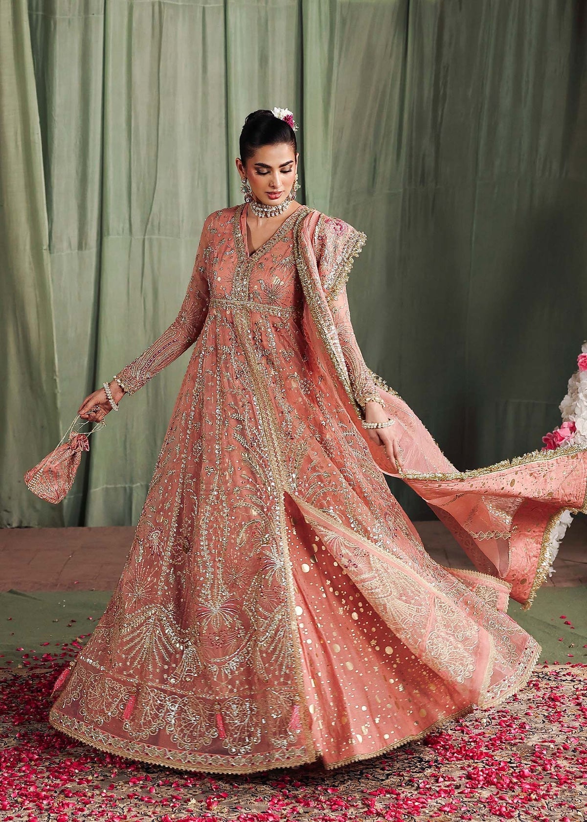 Sardinia | Veere Di Wedding Bride 25 | MEHARMA - Pakistani Designer Dress - by Sardinia - Type : Ladies Clothes - 100% Original at Saira Sultan