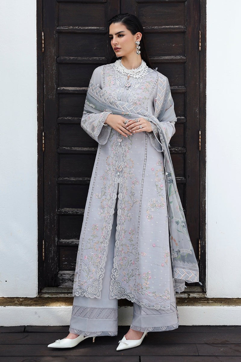 Qalamkar | Q Linen 25 | KL-02 HAZE - Pakistani Designer Dress - by Qalamkar - Type : Ladies Clothes - 100% Original at Saira Sultan