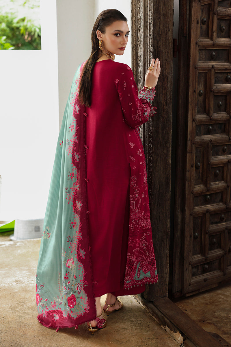 Qalamkar | Q Linen 25 | KL-12 ROOHI - Pakistani Designer Dress - by Qalamkar - Type : Ladies Clothes - 100% Original at Saira Sultan