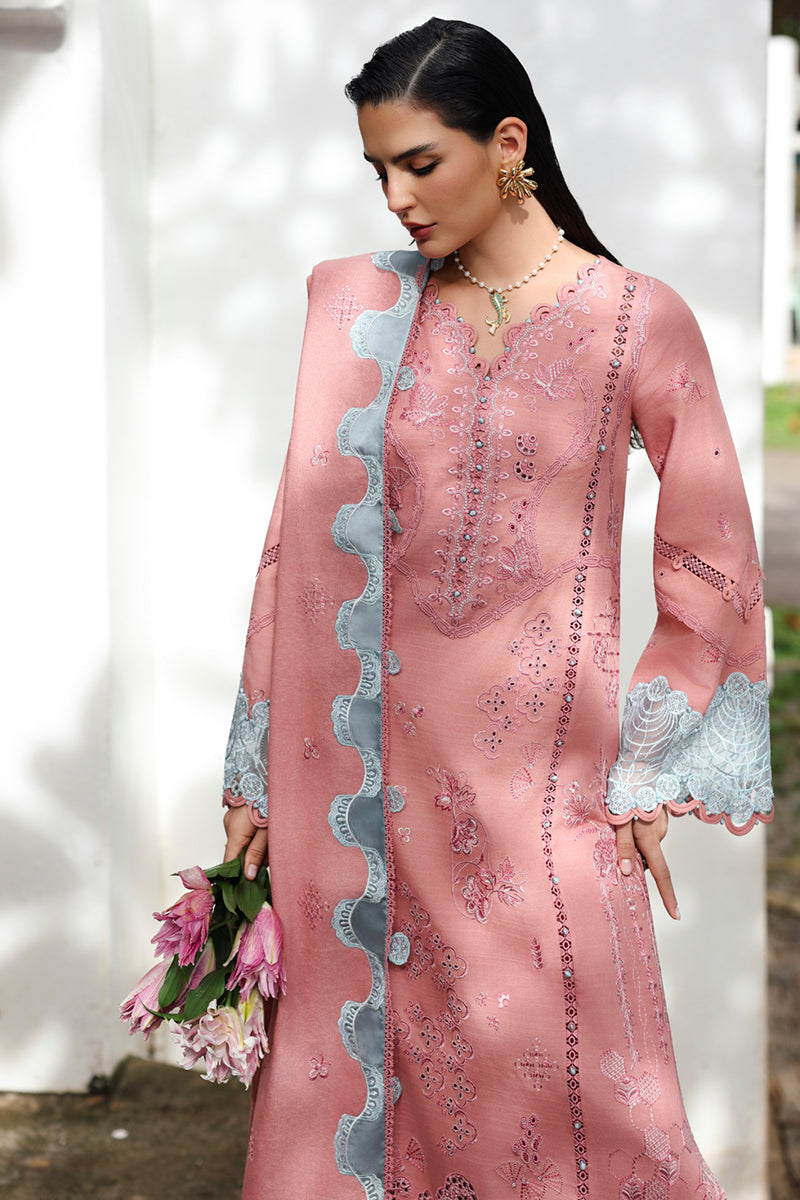 Qalamkar | Q Linen 25 | KL-10 FAYE - Pakistani Designer Dress - by Qalamkar - Type : Ladies Clothes - 100% Original at Saira Sultan