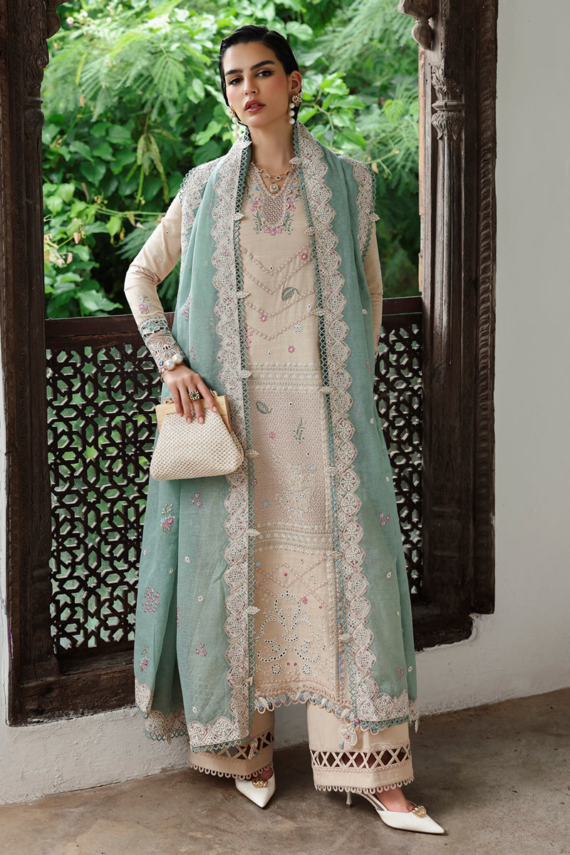 Qalamkar | Q Linen 25 | KL-07 WHISPER - Pakistani Designer Dress - by Qalamkar - Type : Ladies Clothes - 100% Original at Saira Sultan