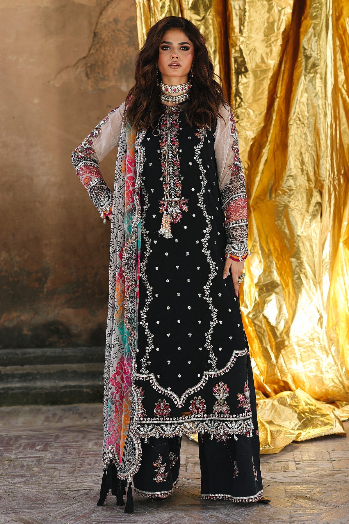 Charizma | Vasal Chiffon 25 | VSL25-24 C - Pakistani Designer Dress - by Charizma - Type : Ladies Clothes - 100% Original at Saira Sultan