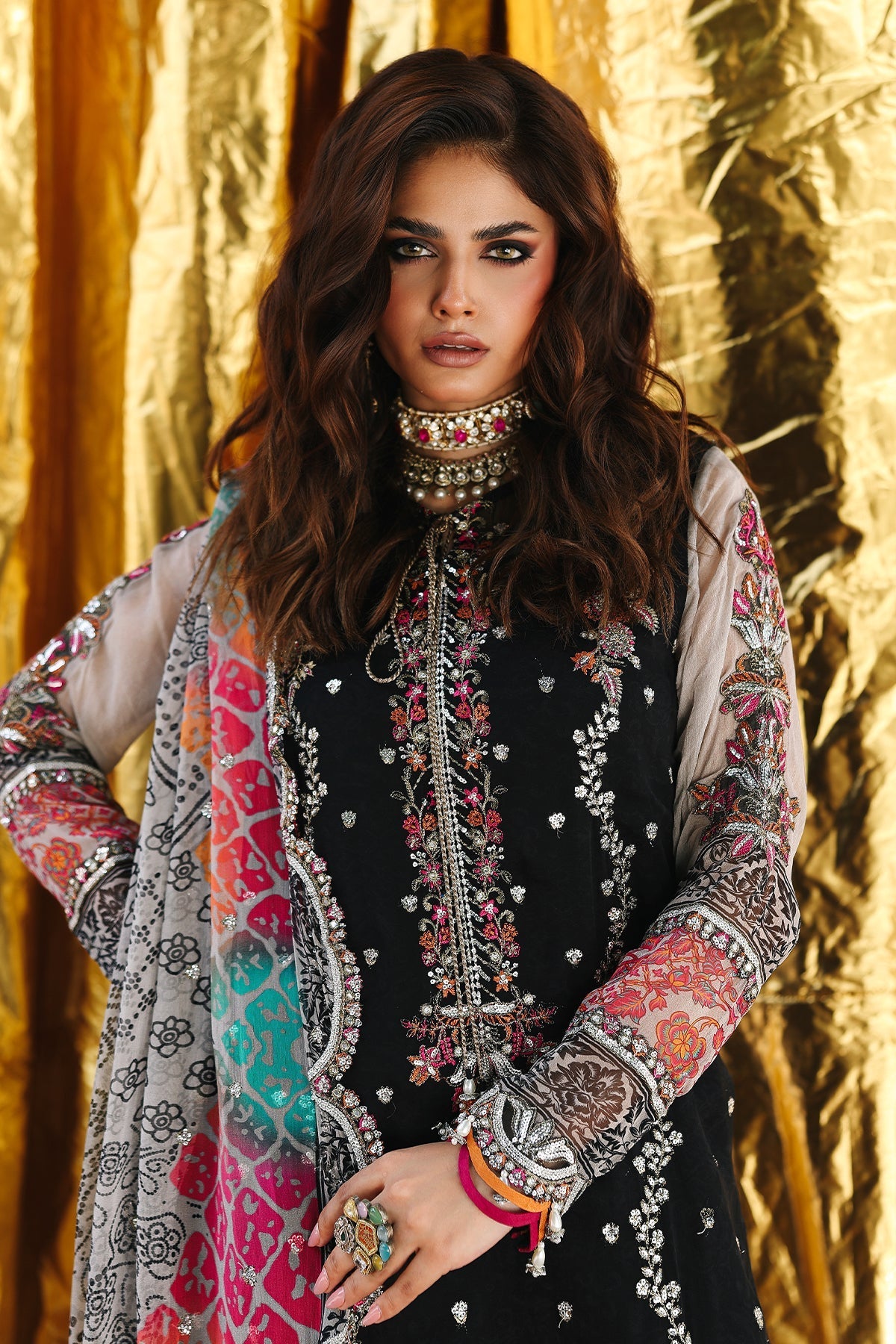 Charizma | Vasal Chiffon 25 | VSL25-24 C - Pakistani Designer Dress - by Charizma - Type : Ladies Clothes - 100% Original at Saira Sultan