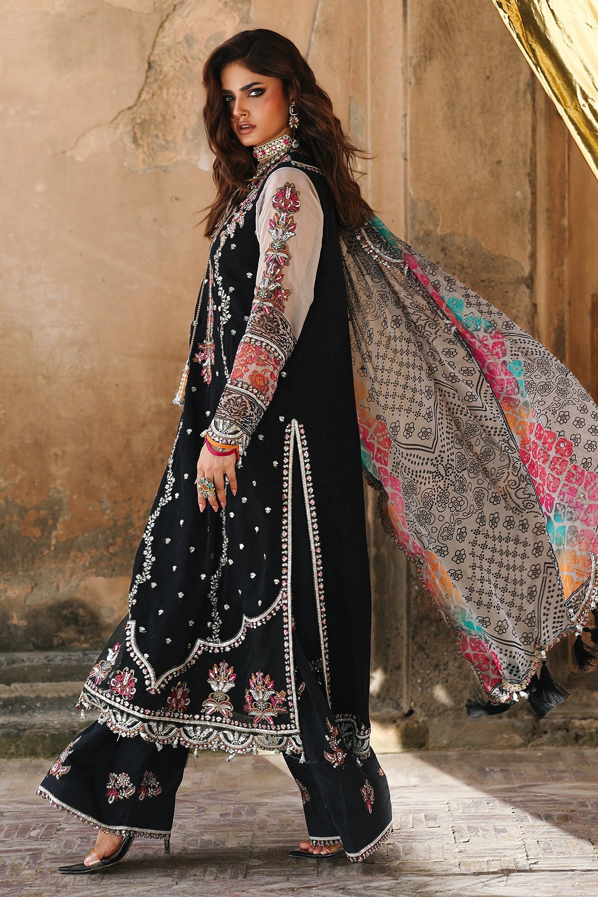Charizma | Vasal Chiffon 25 | VSL25-24 C - Pakistani Designer Dress - by Charizma - Type : Ladies Clothes - 100% Original at Saira Sultan