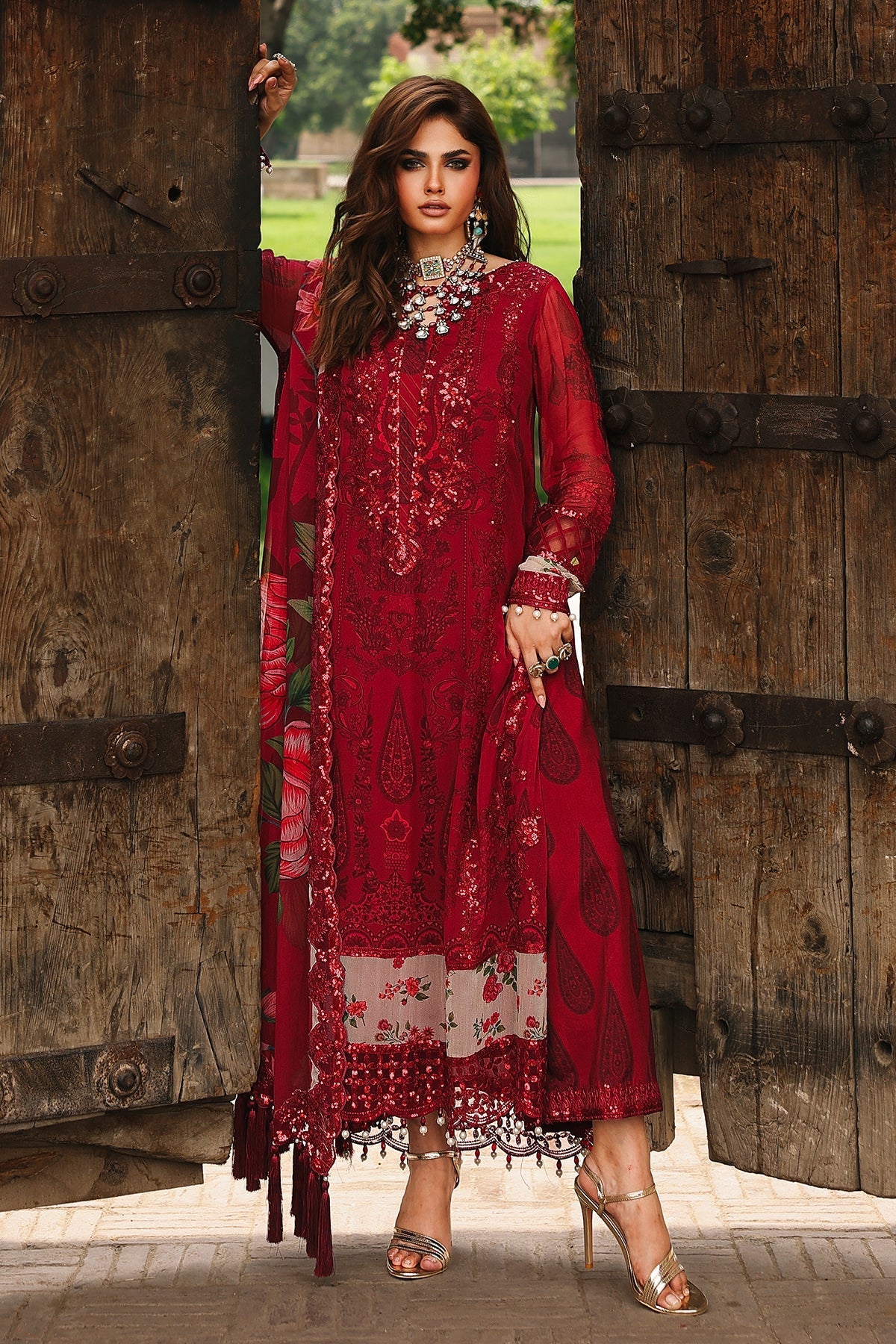 Charizma | Vasal Chiffon 25 | VSL25-25 G - Pakistani Designer Dress - by Charizma - Type : Ladies Clothes - 100% Original at Saira Sultan