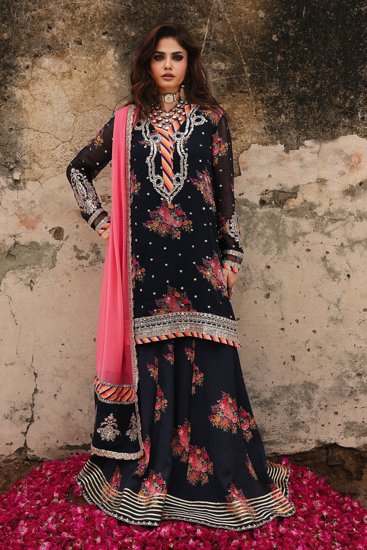 Charizma | Vasal Chiffon 25 | VSL25-29 B - Pakistani Designer Dress - by Charizma - Type : Ladies Clothes - 100% Original at Saira Sultan