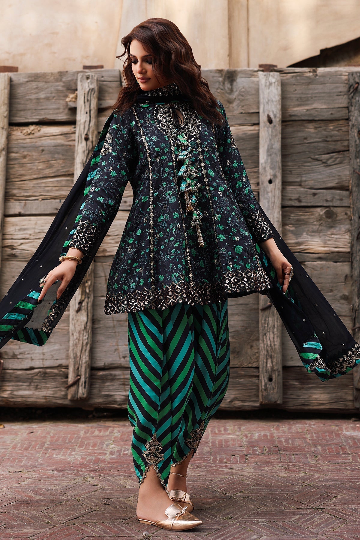 Charizma | Festive Pret | CMA-5-032 G - Pakistani Designer Dress - by Charizma - Type : Ladies Clothes - 100% Original at Saira Sultan