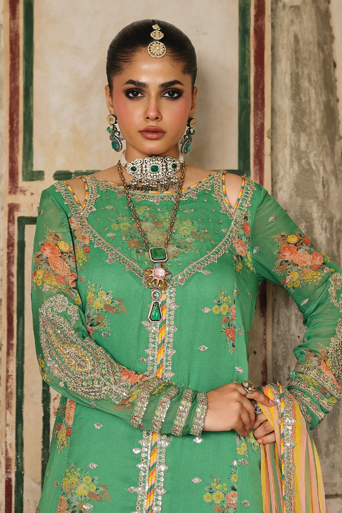 Charizma | Vasal Chiffon 25 | VSL25-28 A - Pakistani Designer Dress - by Charizma - Type : Ladies Clothes - 100% Original at Saira Sultan