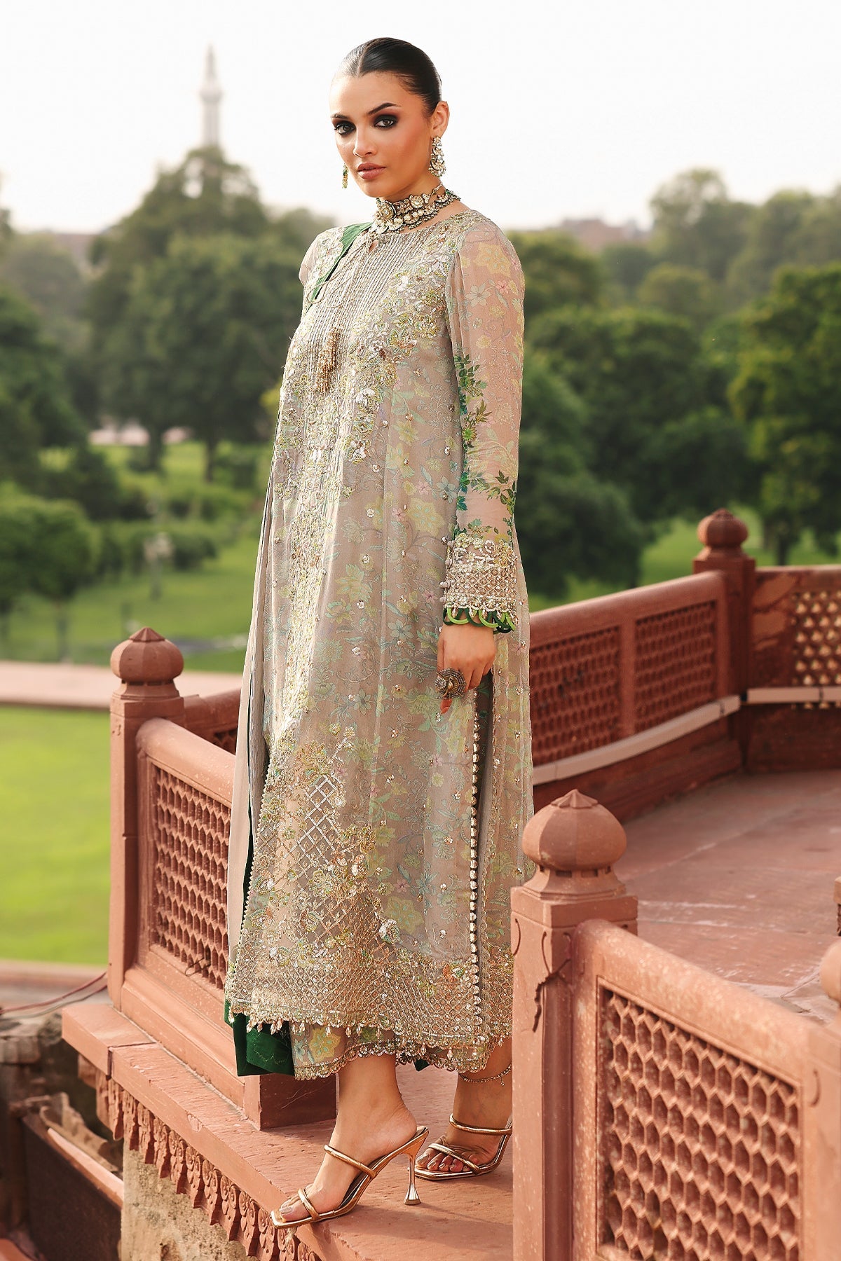 Charizma | Vasal Chiffon 25 | VSL25-23 D - Pakistani Designer Dress - by Charizma - Type : Ladies Clothes - 100% Original at Saira Sultan