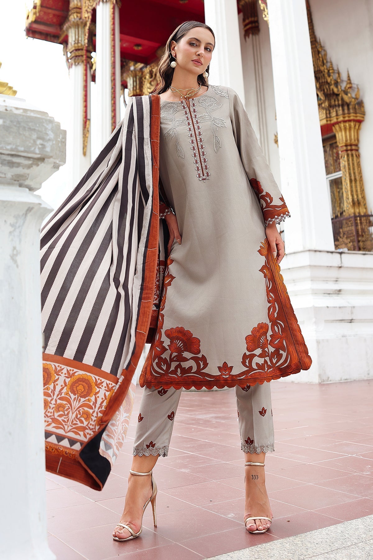 Charizma | Aniq Winter 2025 | ANW6-05 - Pakistani Designer Dress - by Charzima - Type : Ladies Clothes - 100% Original at Saira Sultan