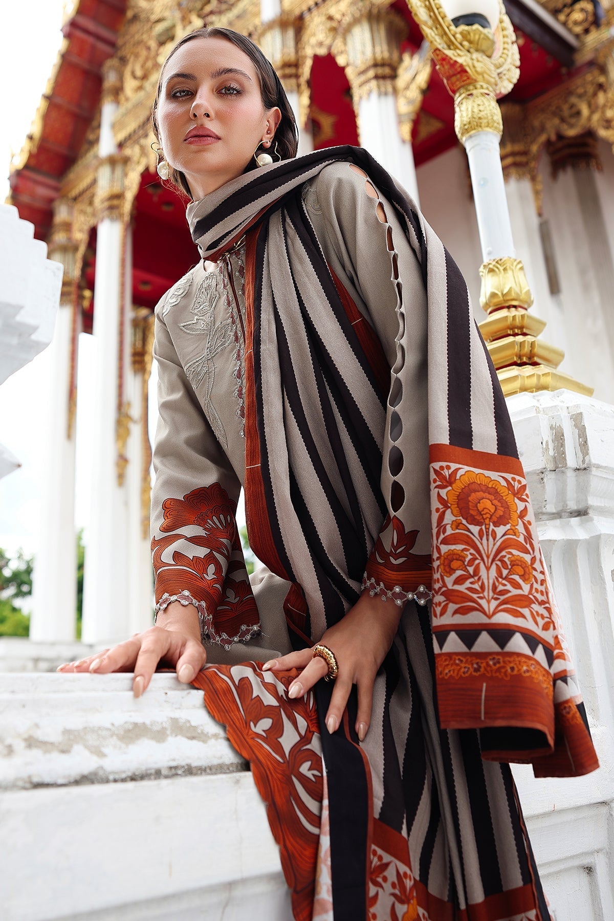 Charizma | Aniq Winter 2025 | ANW6-05 - Pakistani Designer Dress - by Charzima - Type : Ladies Clothes - 100% Original at Saira Sultan