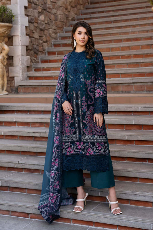Afrozeh | Damask The Holiday Edit 25 | Azrina B XS Zinc Lawn