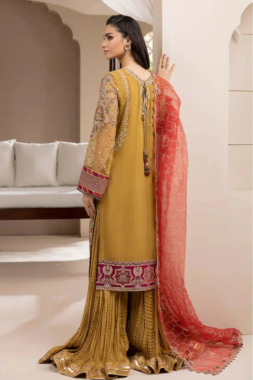 Baroque | Formals Collection | UF-411 - Pakistani Designer Dress - by Baroque | Type: Formal - 100% Original at Saira Sultan