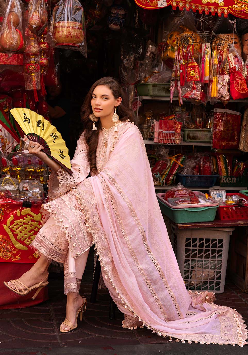 Zarqash | Luxury Lawn 25 | ZQLU 008 ROSEMARY XL Pink Lawn