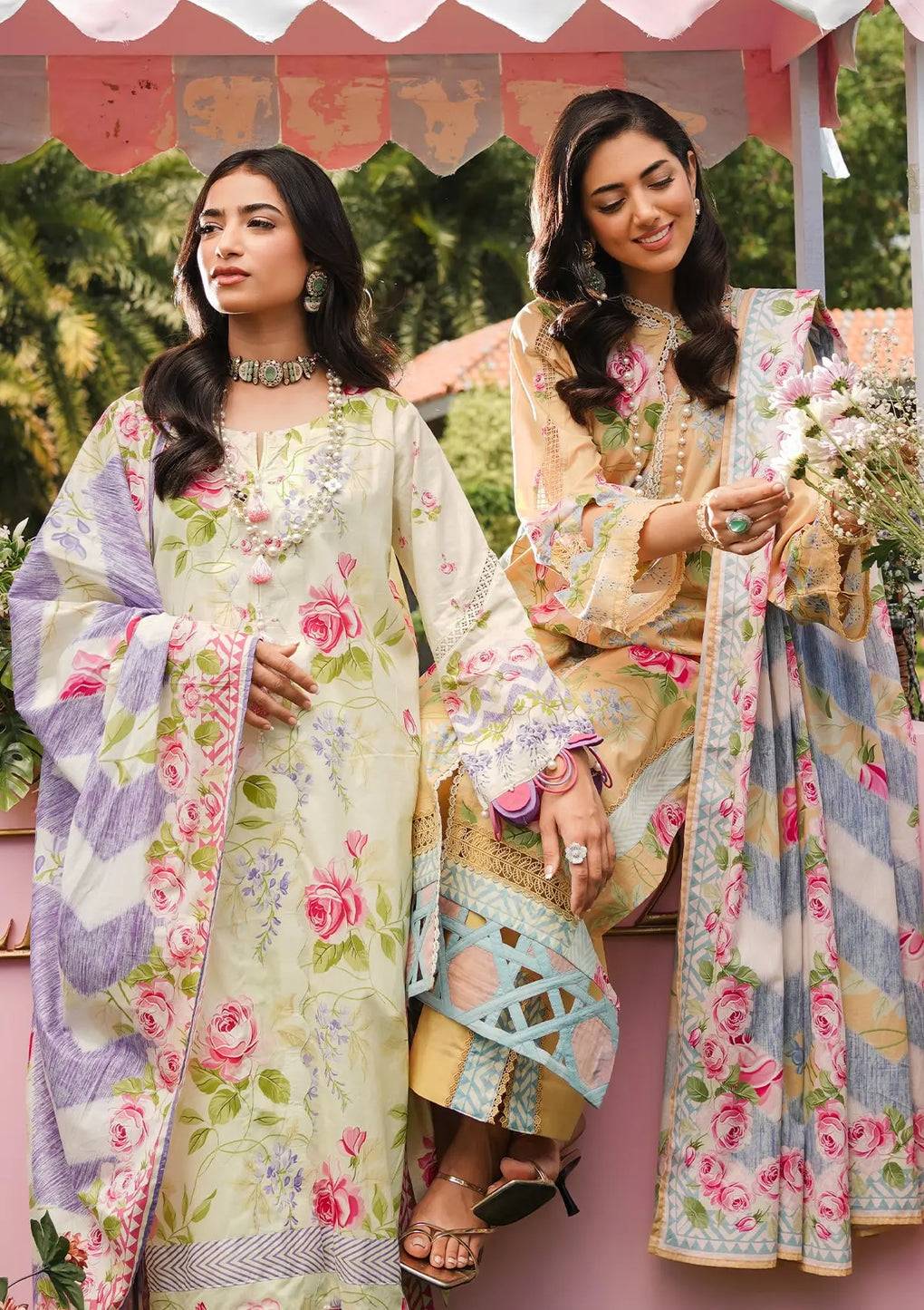 Elaf Premium | Printed Collection 24 | EEP-03A - Citrus Squad - Pakistani Designer Dress - by Elaf Premium | Type: Casuals - 100% Original at Saira Sultan