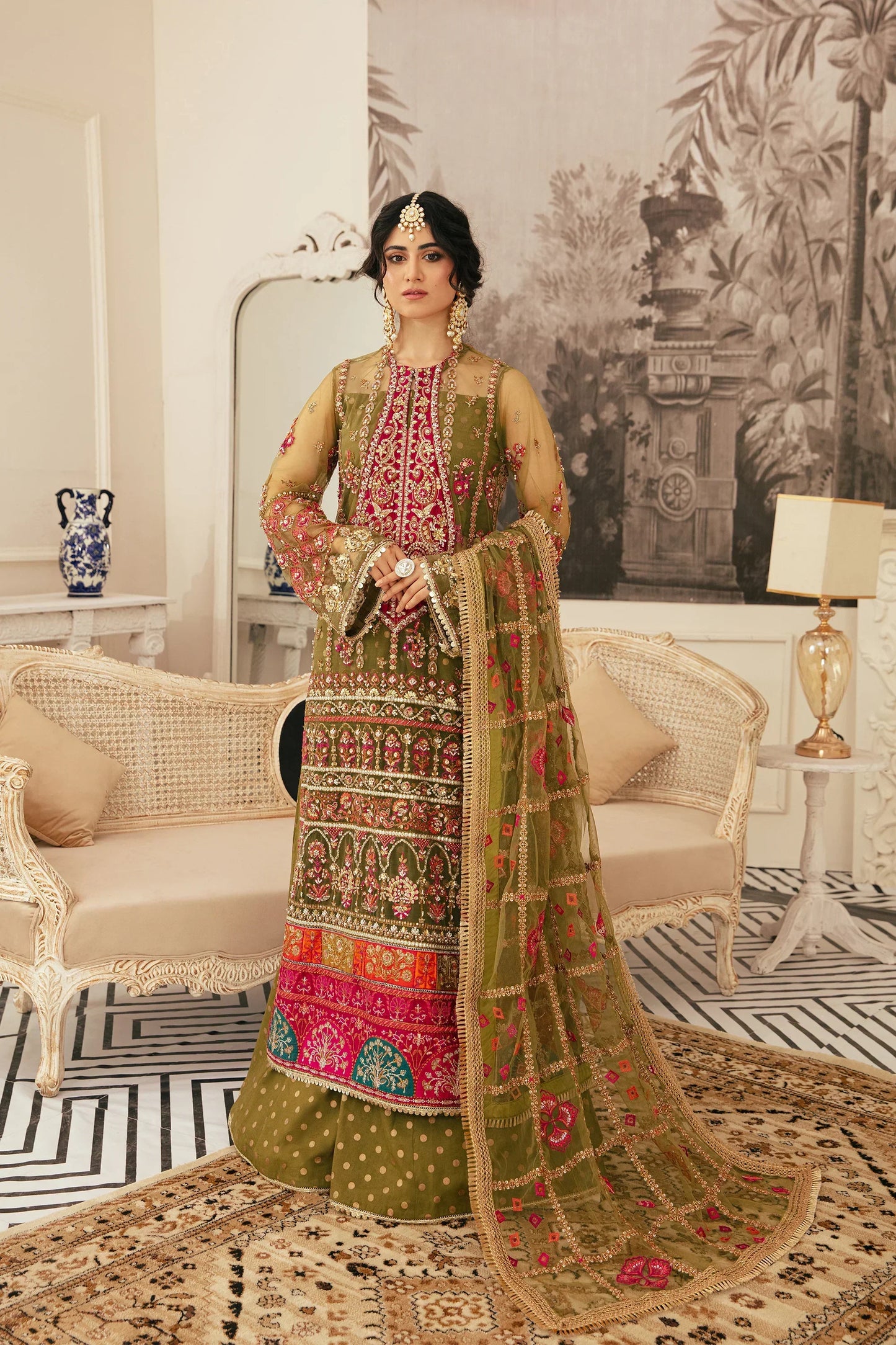 Ezra | Wedding Collection | Naaz - Pakistani Designer Dress - by Ezra | Type: Bridal - 100% Original at Saira Sultan