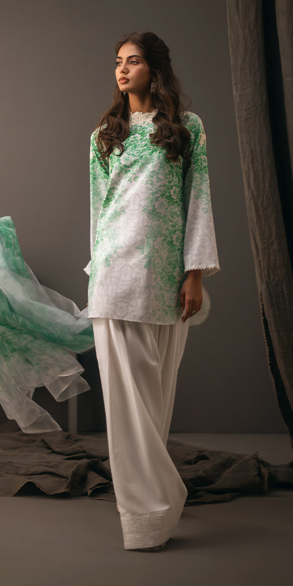 Erum Khan | Beyond Basic | VIVID ELEGANCE - Pakistani Designer Dress - by Erum Khan | Type: Ladies Clothes - 100% Original at Saira Sultan