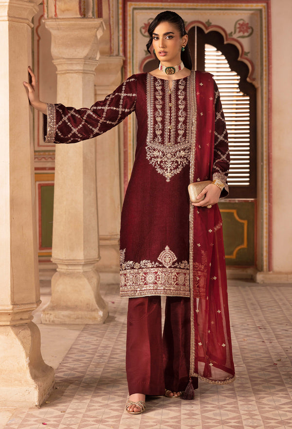 Adans Libas | Velvet 25 | 7528 V - Pakistani Designer Dress - by Adans Libas - Type : Ladies Clothes - 100% Original at Saira Sultan