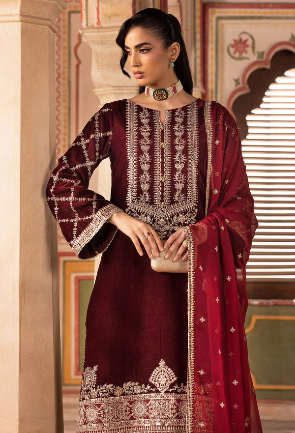 Adans Libas | Velvet 25 | 7528 V - Pakistani Designer Dress - by Adans Libas - Type : Ladies Clothes - 100% Original at Saira Sultan