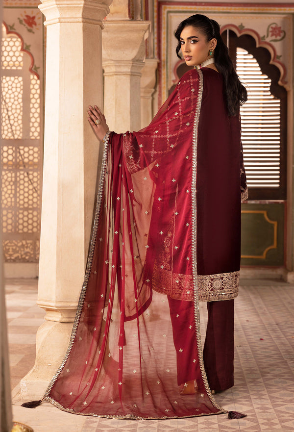 Adans Libas | Velvet 25 | 7528 V - Pakistani Designer Dress - by Adans Libas - Type : Ladies Clothes - 100% Original at Saira Sultan