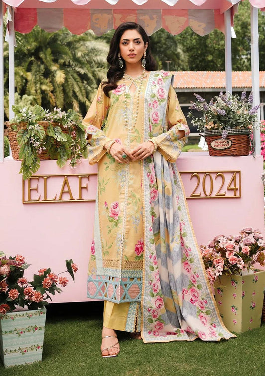 Elaf Premium | Printed Collection 24 | EEP-03A - Citrus Squad - Pakistani Designer Dress - by Elaf Premium | Type: Casuals - 100% Original at Saira Sultan