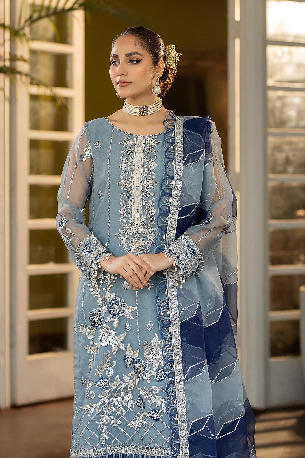 Raeesa Premium | Dehleez Formals | DL-1028 Khayali - Pakistani Designer Dress - by Raeesa Premium | Type: Formal - 100% Original at Saira Sultan