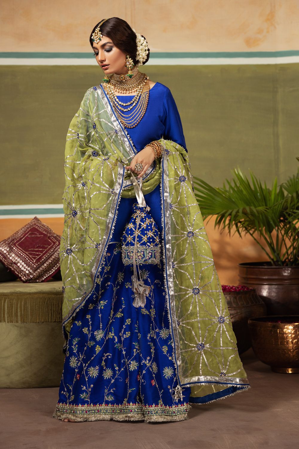 Erum Khan | Begham Jaan Bridal Formals | GULMOHAR - Pakistani Designer Dress - by Erum Khan | Type: Bridal - 100% Original at Saira Sultan