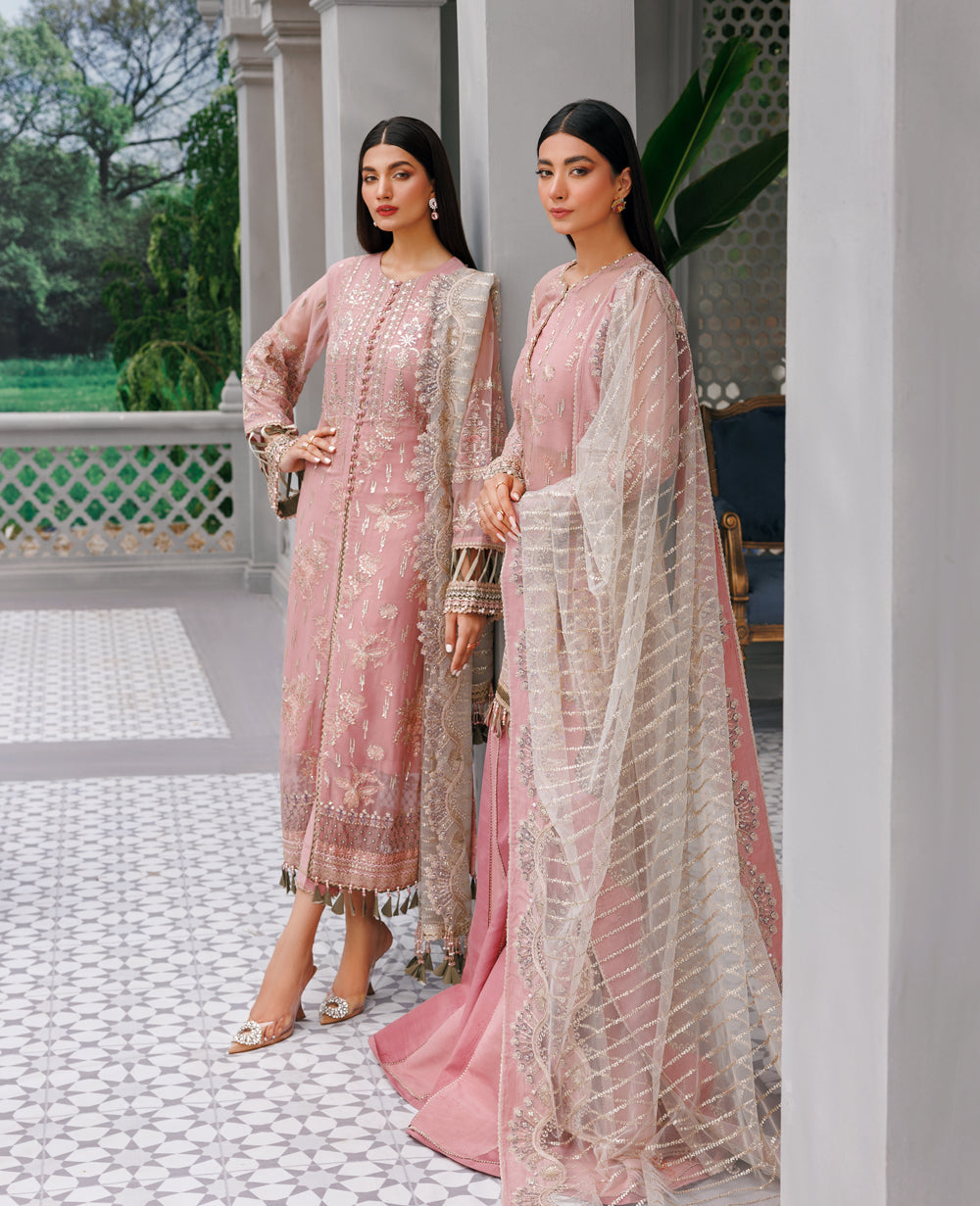 Xenia Formals | Raahi Luxury Formals | TAUPE - Pakistani Designer Dress - by Xenia Formals | Type: Formal - 100% Original at Saira Sultan