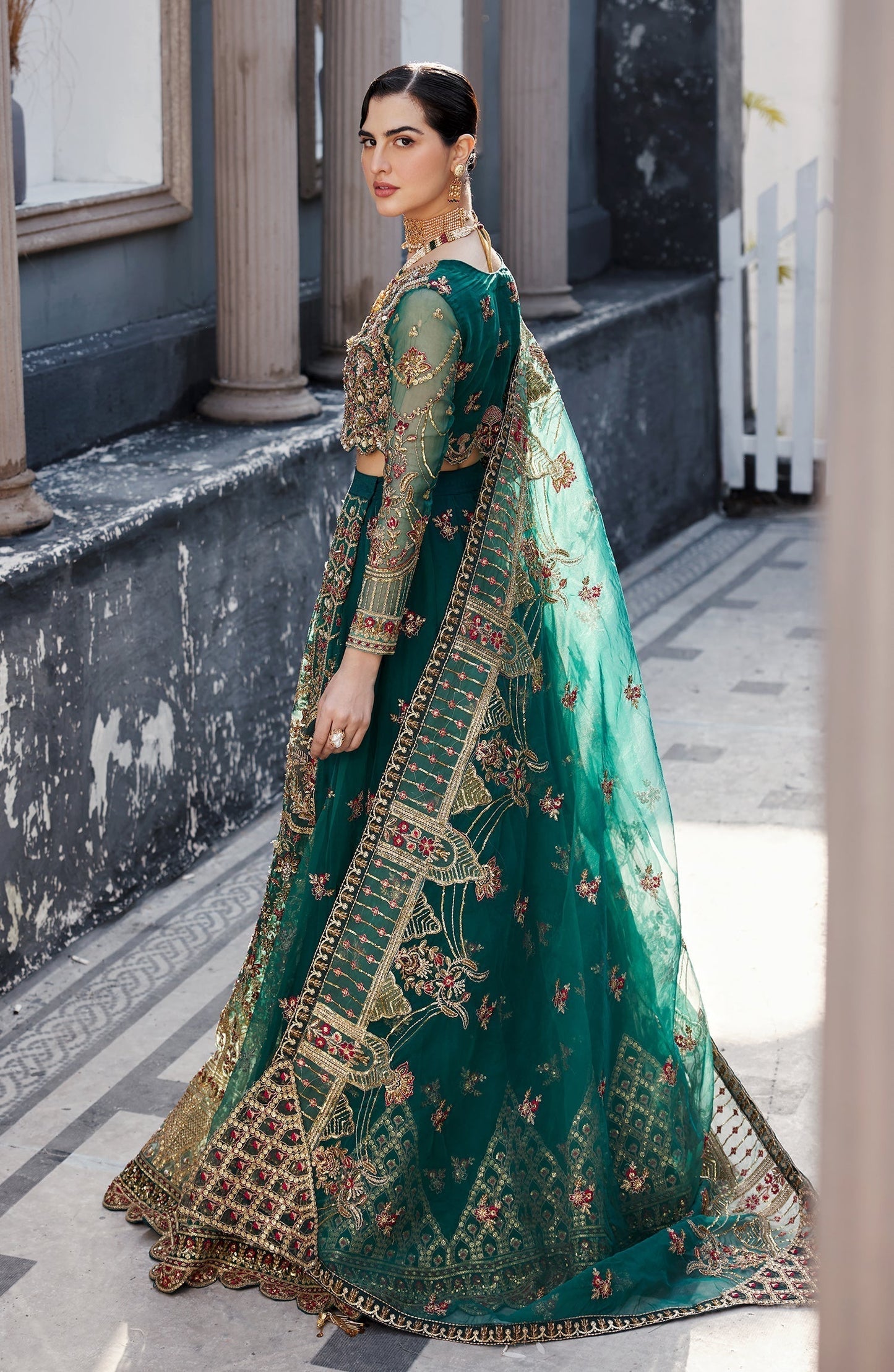 Emaan Adeel | Nawabzadi Wedding Dresses | LALEENA - Pakistani Designer Dress - by Emaan Adeel | Type: Bridal - 100% Original at Saira Sultan