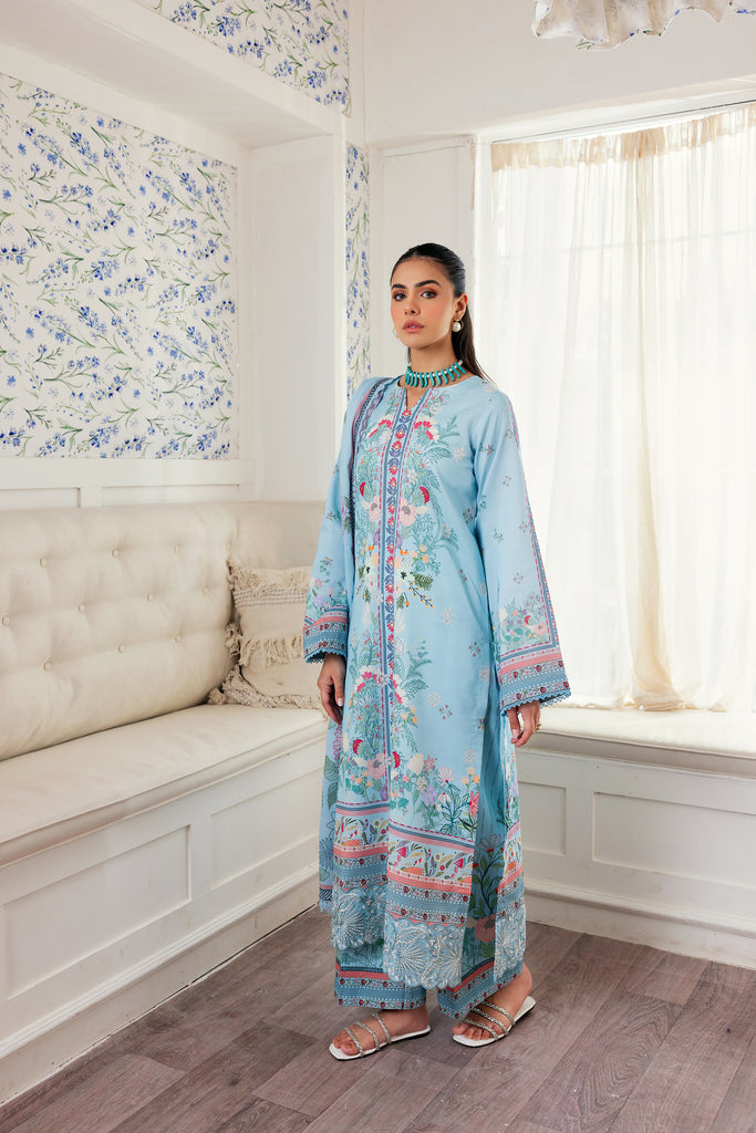 Florent | Daily Wear Vol 2 | FZD-6A M Light Blue Lawn