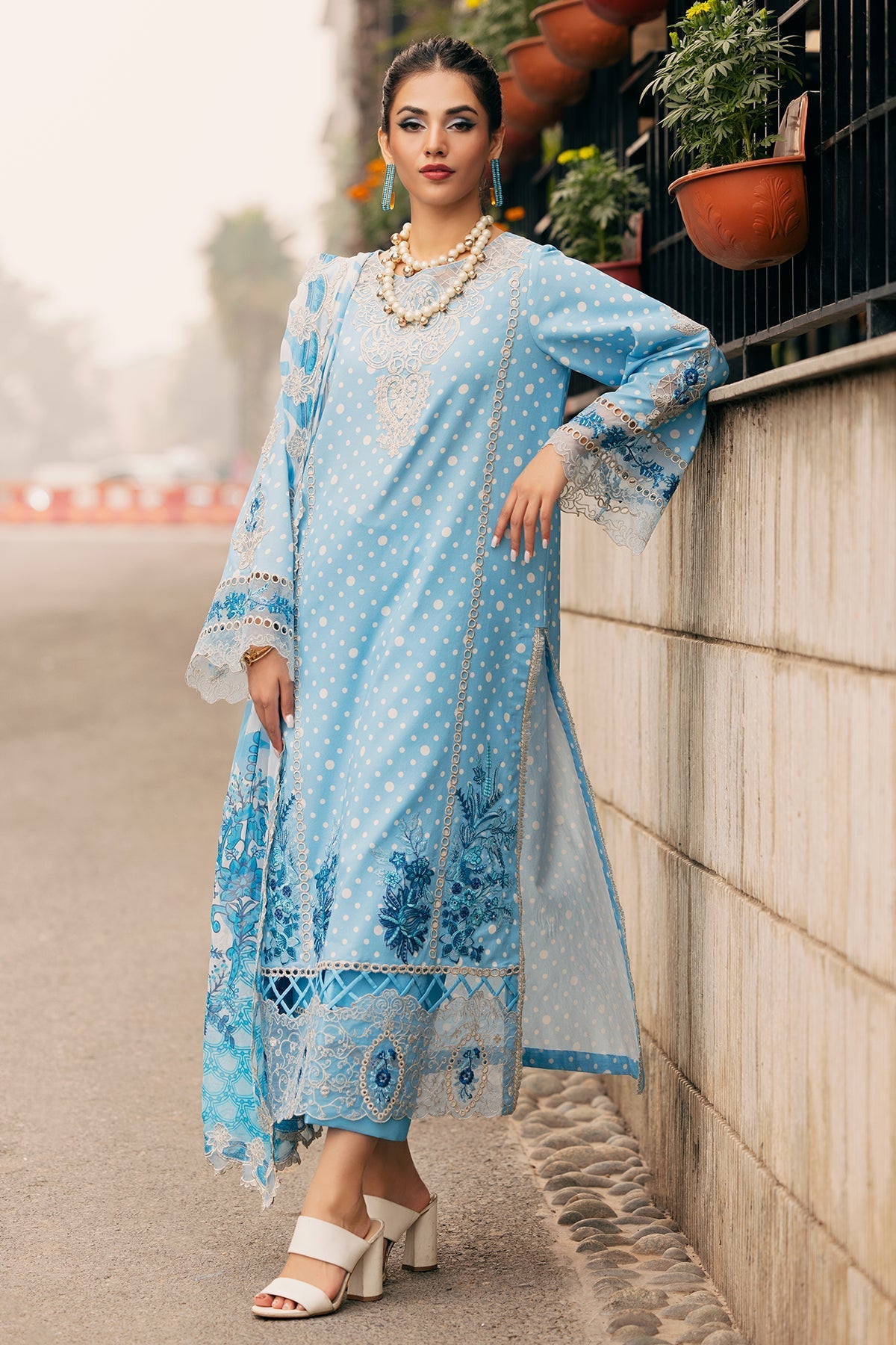 Charizma | Swiss Miss Voil Collection | CSM5-04 M Light Blue Swiss