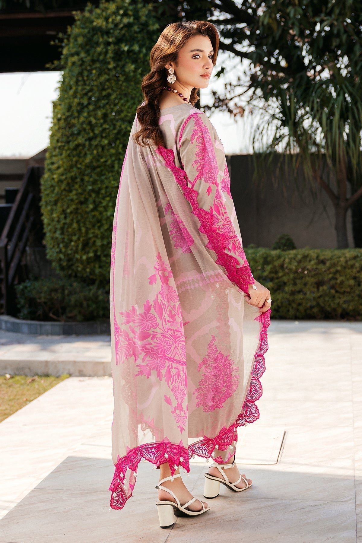 Charizma | Print Melody | SH5-09P M Beige Lawn