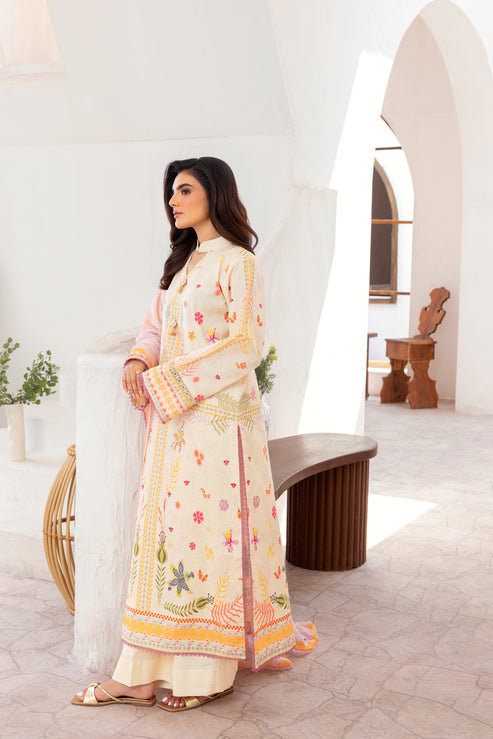 Florent | Luxury Print | FLP - 8A XL Cream Lawn