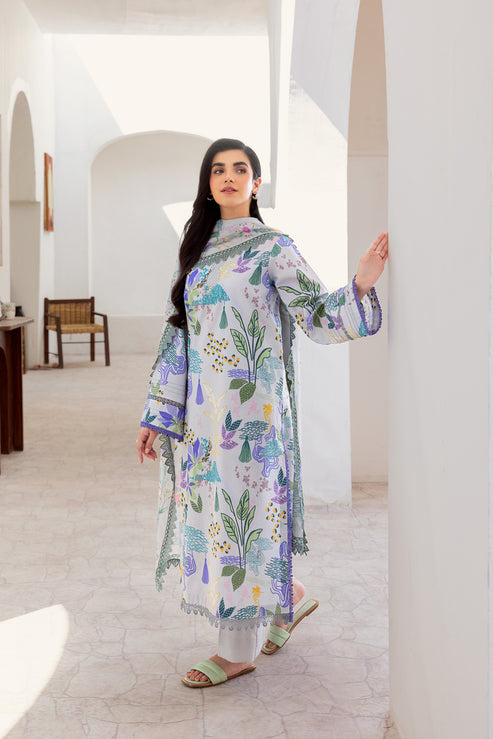 Florent | Luxury Print | FLP - 5A XL Gray Lawn