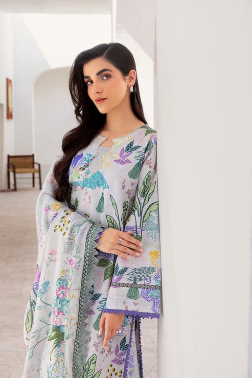 Florent | Luxury Print | FLP - 5A M Gray Lawn