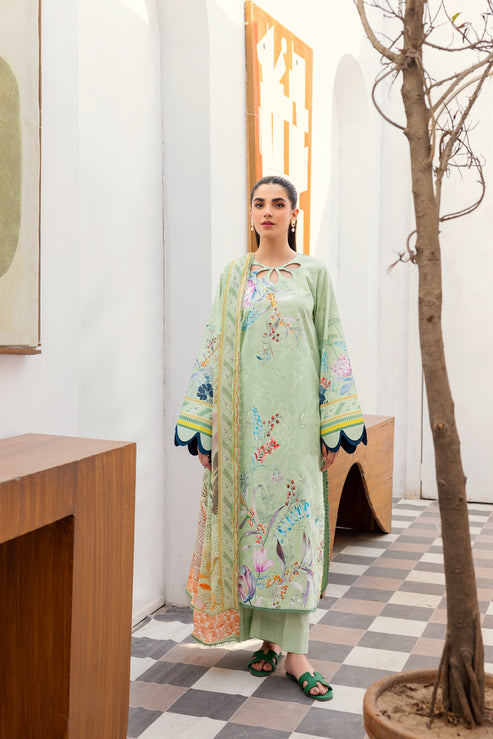 Florent | Luxury Print | FLP-7A XS Mint Green Lawn
