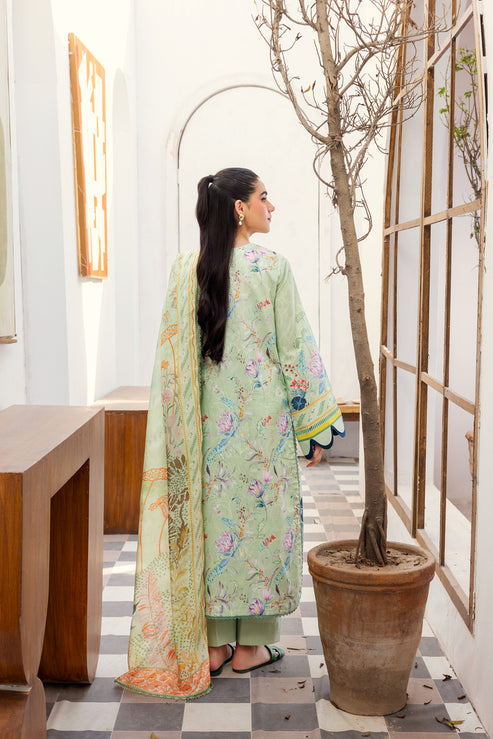 Florent | Luxury Print | FLP-7A S Mint Green Lawn